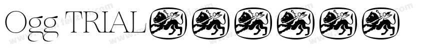 Ogg TRIAL字体转换